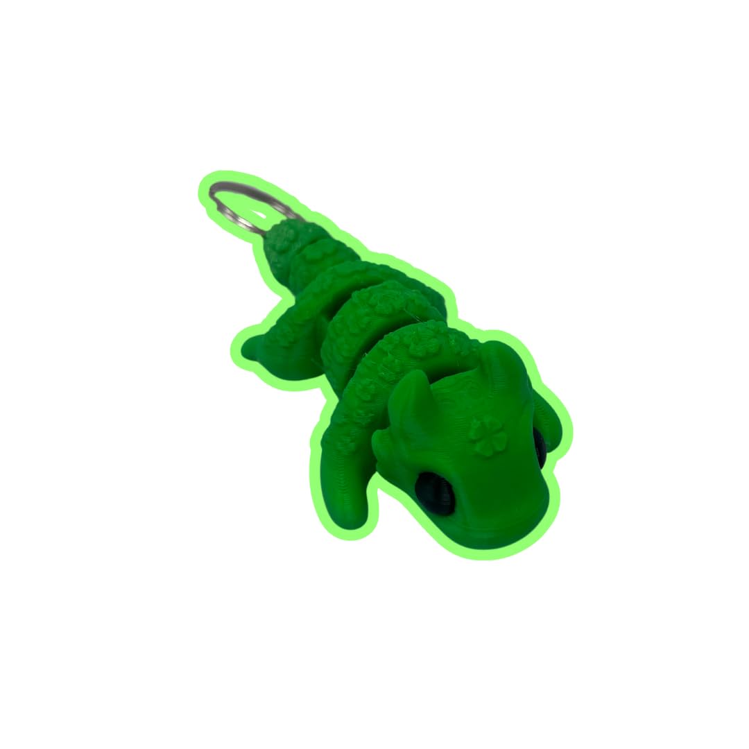 Articulated Animal Keychain Fidget Toy | Fun & Unique Key Chain Fidget Toy Figurines| Made in USA