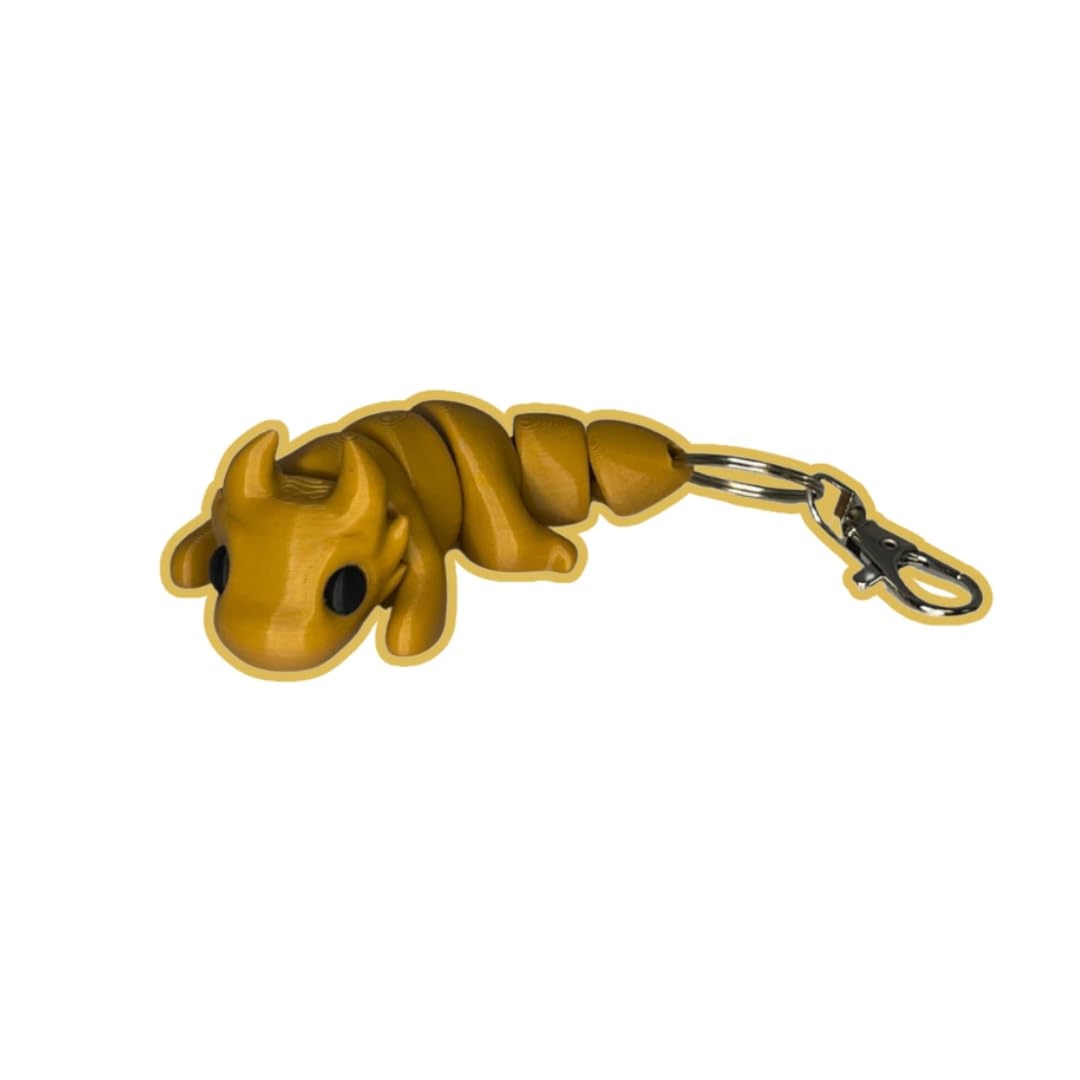 Articulated Animal Keychain Fidget Toy | Fun & Unique Key Chain Fidget Toy Figurines| Made in USA