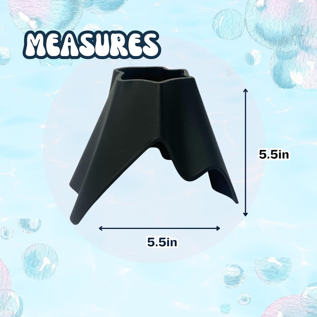 Chatelet REEFSHAPE Aquarium Volcano Tunnel | Perfect for Fish, Shrimp, Loaches, Eels, Amphibians & More | Volcano Fish Hideout | Made in USA