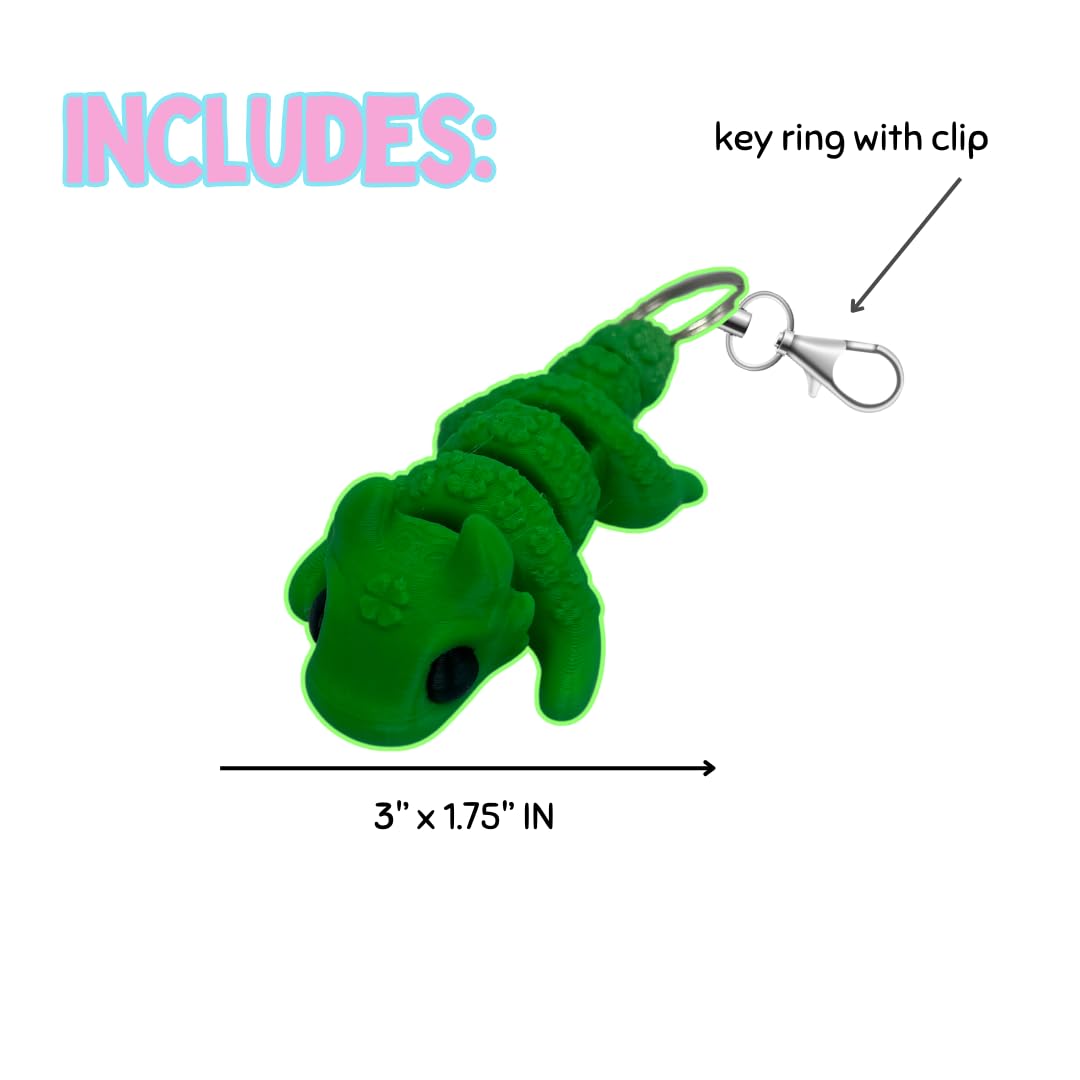 Articulated Animal Keychain Fidget Toy | Fun & Unique Key Chain Fidget Toy Figurines| Made in USA