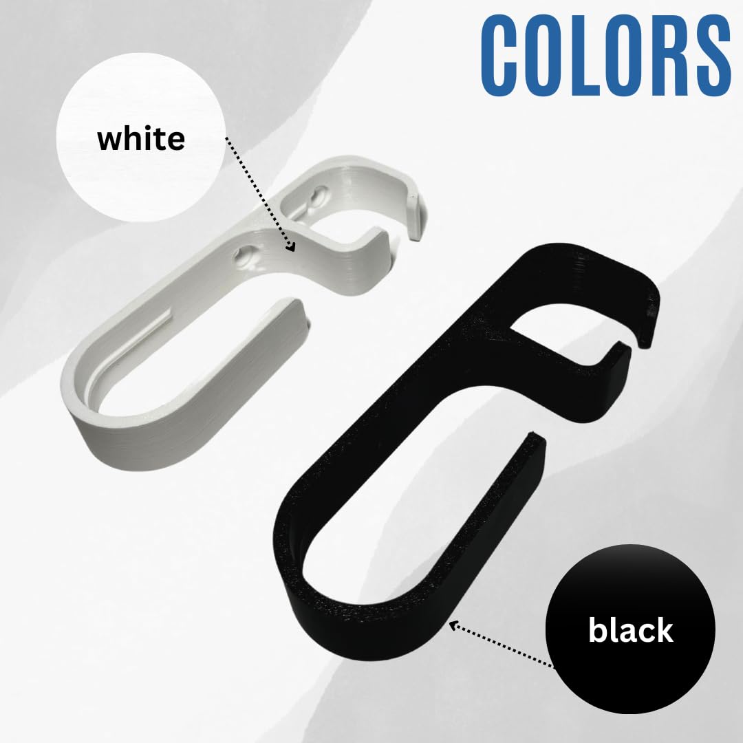 Hose Hanger for CPAP Mask Hook & Tubing | Anti-Slip CPAP Hose Organizer Plus Screw or Adhesive Feature for Better Stability | Prevents Hose Tangle for Better Sleep | Made in USA