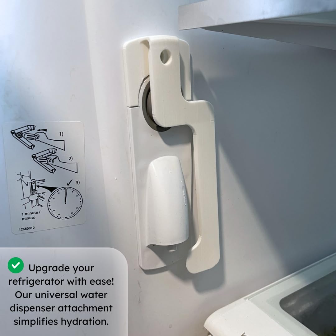 Chatelet Water Dispenser Lever for Refrigerator Interior Water Dispensers | One-Handed Water Dispensing Lever for Select Refrigerator Models | Made in USA | Updated 2024 Slim Design