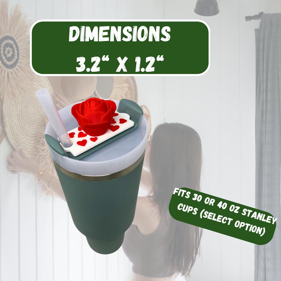 BAGLETS - Slim Topper Charms Compatible with Stanley Cups 40 & 30 oz. | Customize Tumblers with Cute Charms | Easily Removable & Interchangeable | Made in USA