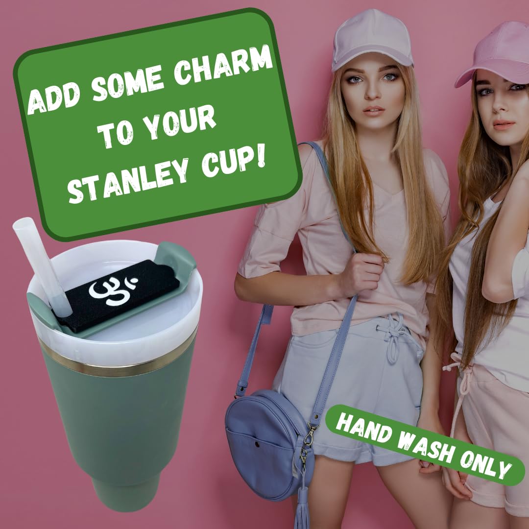 BAGLETS - Slim Topper Charms Compatible with Stanley Cups 40 & 30 oz. | Customize Tumblers with Cute Charms | Easily Removable & Interchangeable | Made in USA