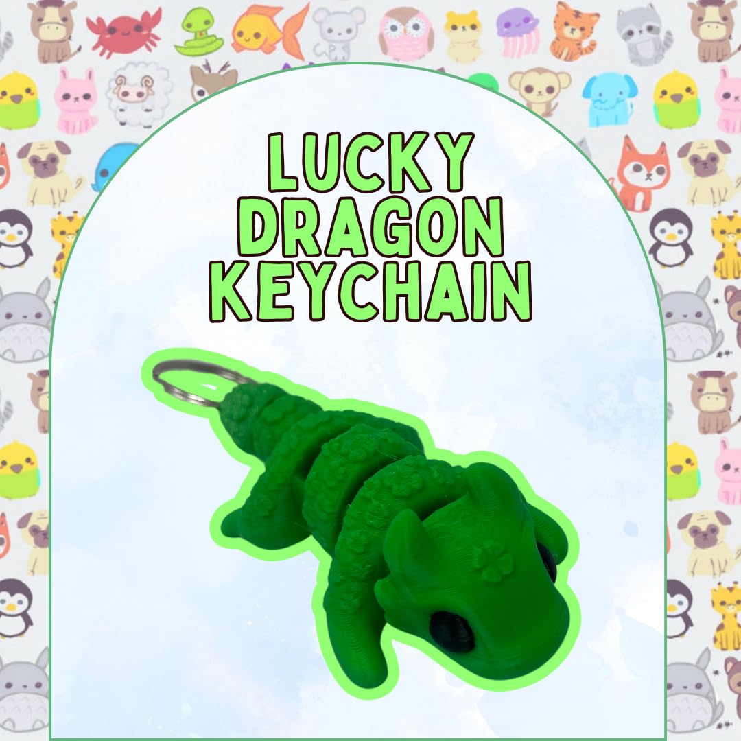 Articulated Animal Keychain Fidget Toy | Fun & Unique Key Chain Fidget Toy Figurines| Made in USA