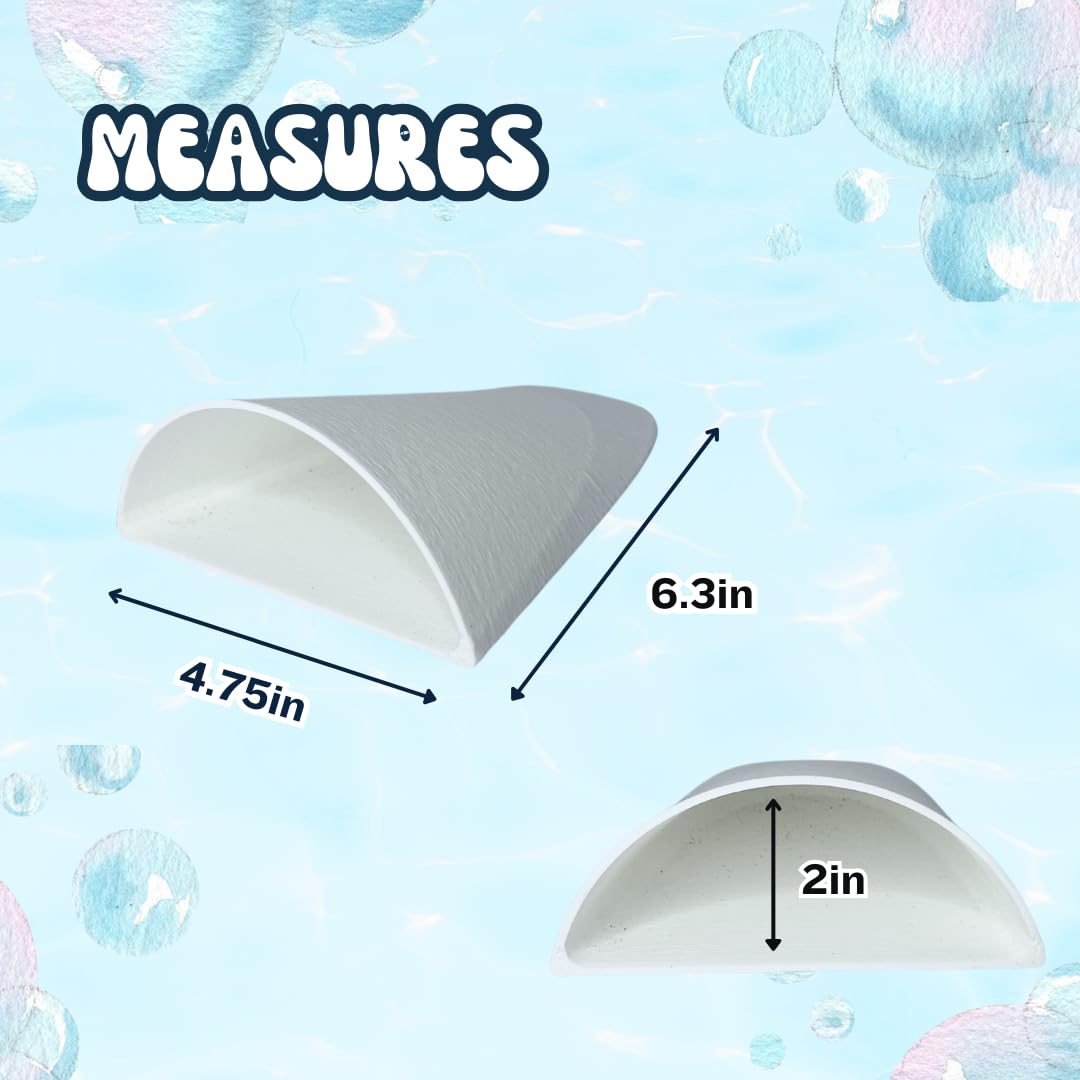 REEFSHAPE Aquarium or Terrarium Pocket Cave | Minimalist Shelter Cave for Fish, Shrimp, Reptiles, Amphibians, & More! | Made in USA