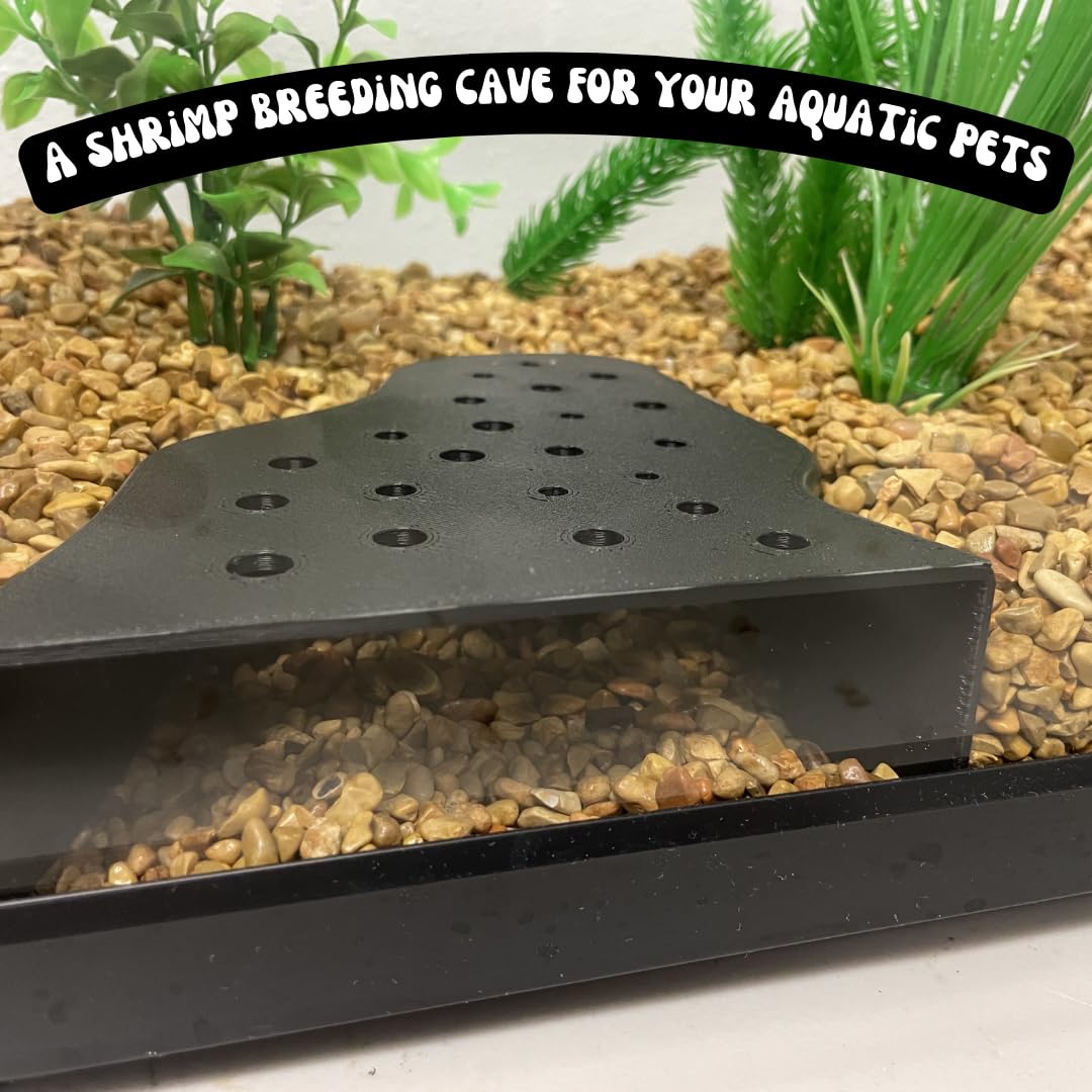 Chatelet REEFSHAPE Aquarium Shrimp Breeding Cave | Protector for Shrimp Tanks | Aesthetic & Functional Viewing Cave for Shrimp & Other Aquatic Pets | Made in USA