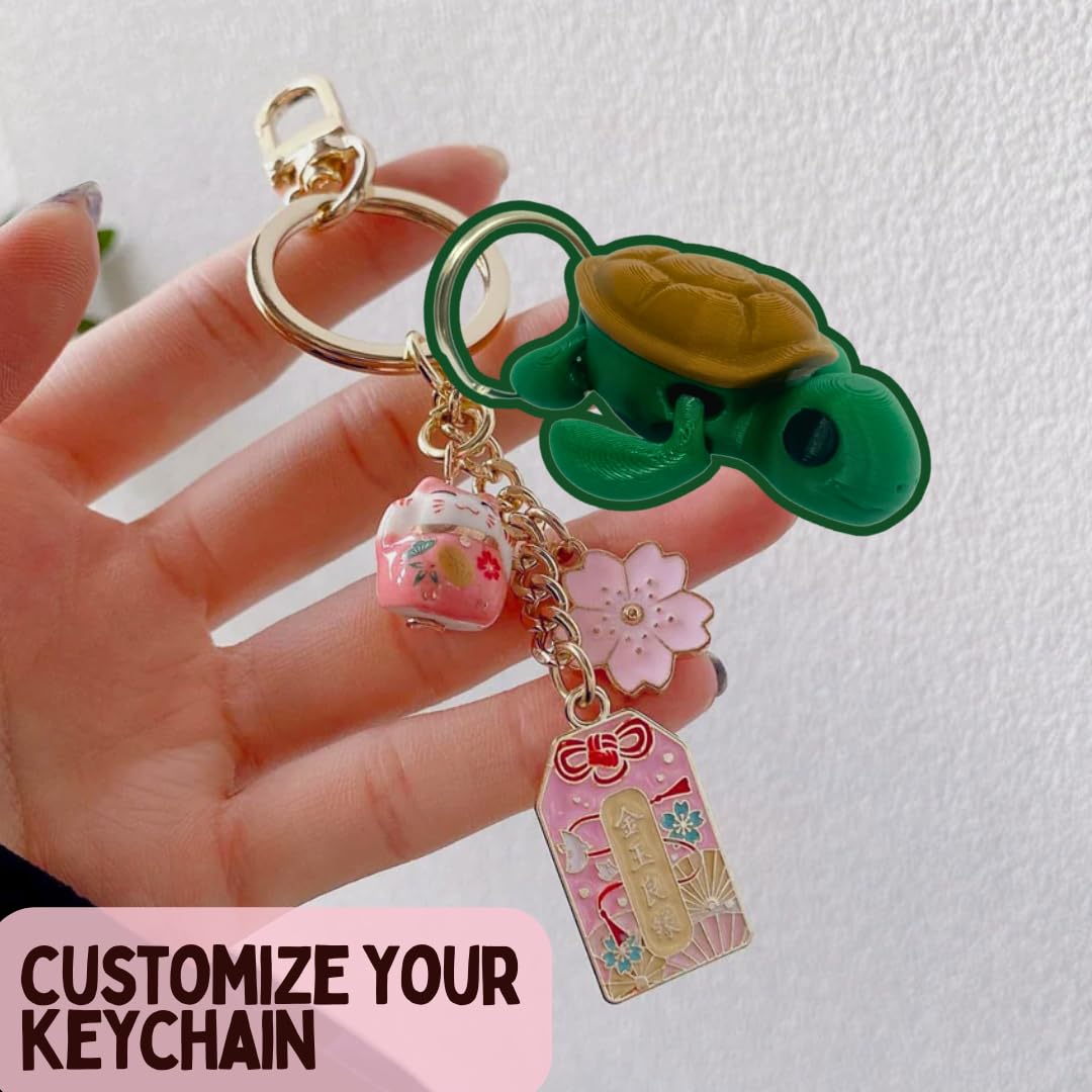Articulated Animal Keychain Fidget Toy | Fun & Unique Key Chain Fidget Toy Figurines| Made in USA
