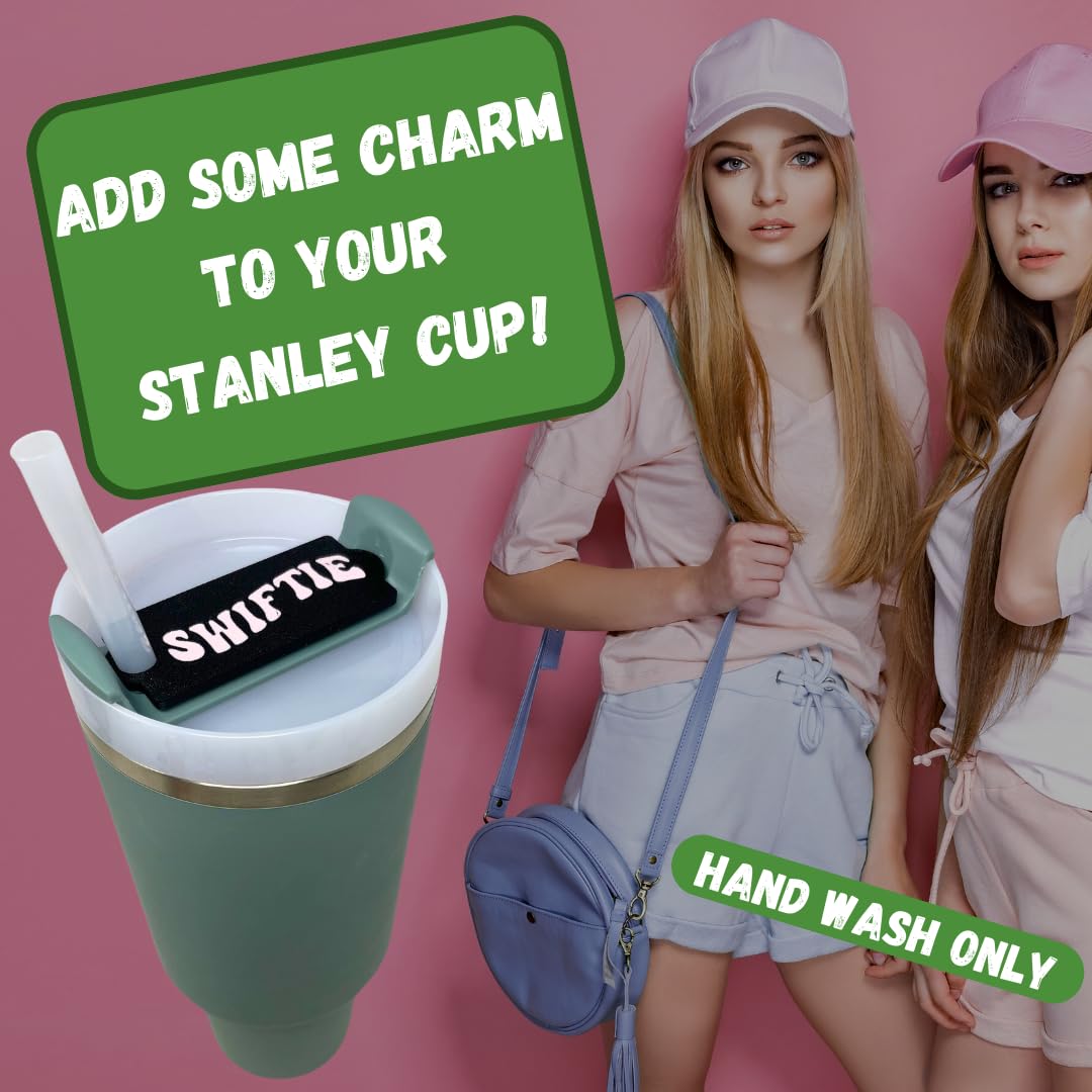 BAGLETS - Slim Topper Charms Compatible with Stanley Cups 40 & 30 oz. | Customize Tumblers with Cute Charms | Easily Removable & Interchangeable | Made in USA