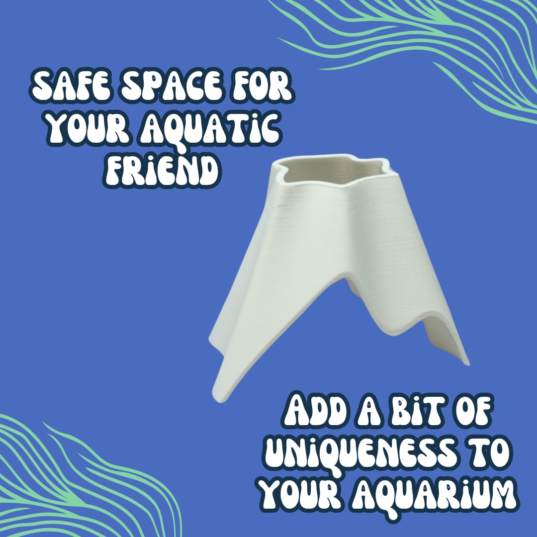 Chatelet REEFSHAPE Aquarium Volcano Tunnel | Perfect for Fish, Shrimp, Loaches, Eels, Amphibians & More | Volcano Fish Hideout | Made in USA