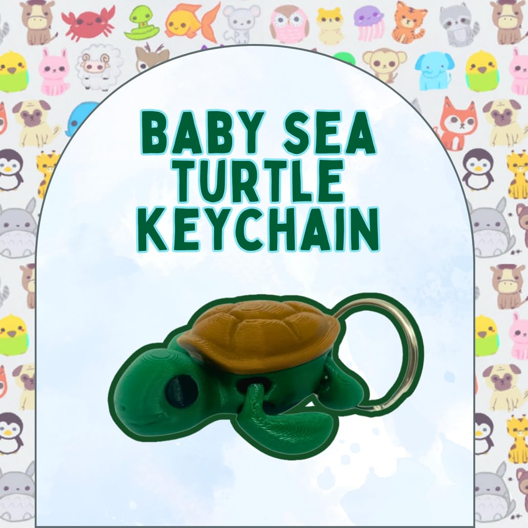 Articulated Animal Keychain Fidget Toy | Fun & Unique Key Chain Fidget Toy Figurines| Made in USA
