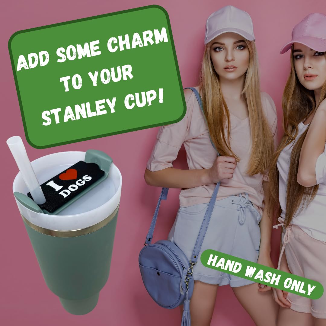 BAGLETS - Slim Topper Charms Compatible with Stanley Cups 40 & 30 oz. | Customize Tumblers with Cute Charms | Easily Removable & Interchangeable | Made in USA