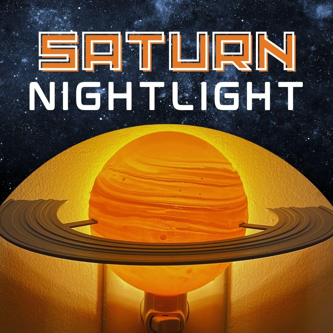 Chatelet Planet Night Light | Translucent Night Light with Accurate Planet Geography | 4" Lithophane Planet Night Lights Perfect for Bedrooms | Made in USA