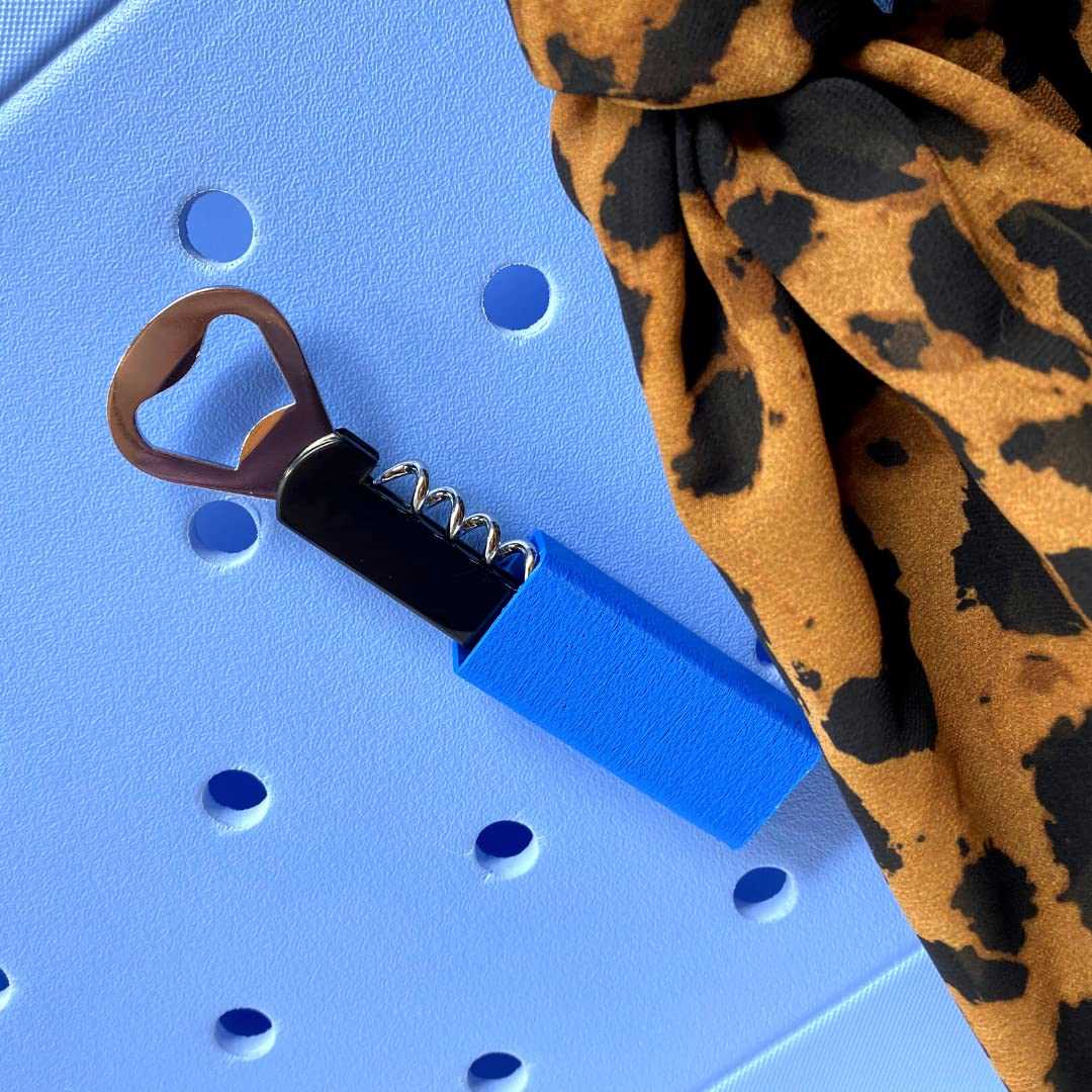 BOGLETS - Wine & Bottle Opener Charm Accessory Compatible with Bogg Bags - Keep a Wine Opener Handy with your Tote Bag