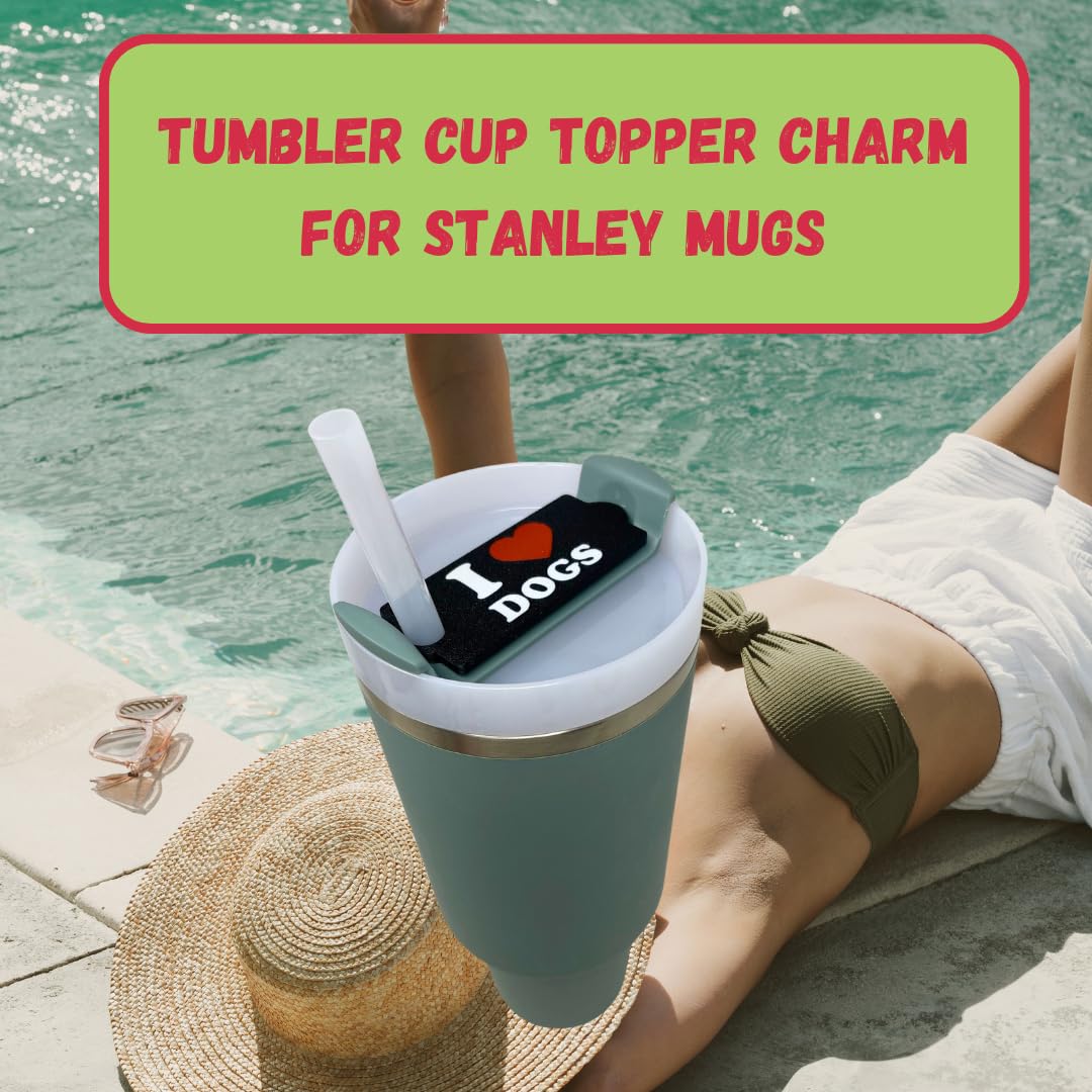 BAGLETS - Slim Topper Charms Compatible with Stanley Cups 40 & 30 oz. | Customize Tumblers with Cute Charms | Easily Removable & Interchangeable | Made in USA