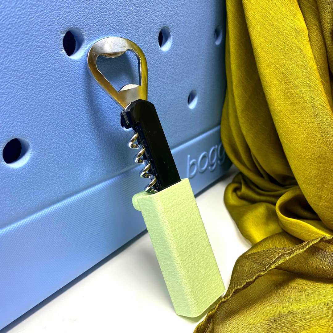 BOGLETS - Wine & Bottle Opener Charm Accessory Compatible with Bogg Bags - Keep a Wine Opener Handy with your Tote Bag