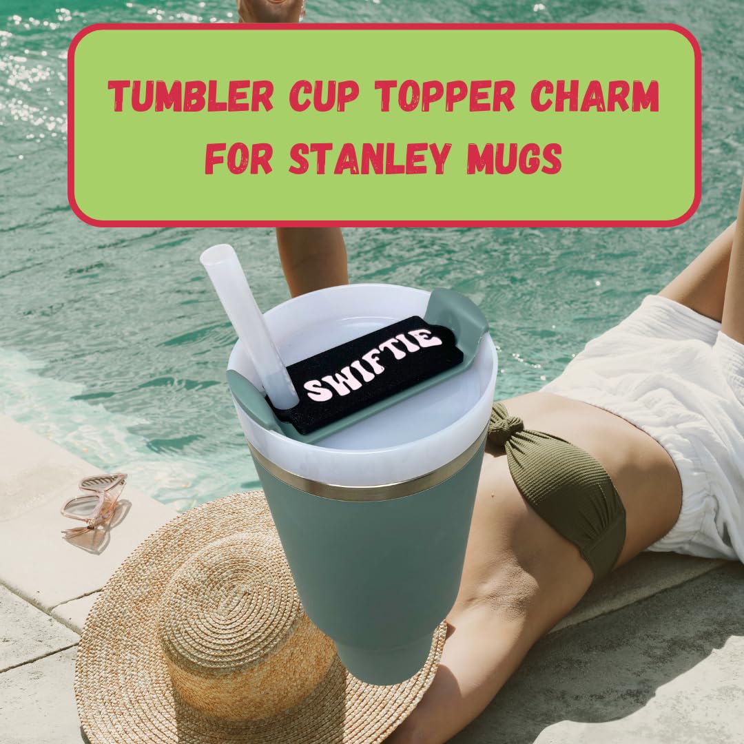BAGLETS - Slim Topper Charms Compatible with Stanley Cups 40 & 30 oz. | Customize Tumblers with Cute Charms | Easily Removable & Interchangeable | Made in USA
