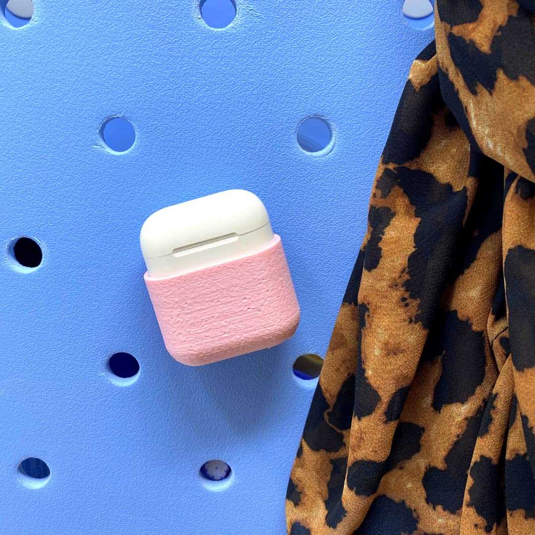 BOGLETS - Case for AirPods Charm Accessory Compatible with Bogg Bags - Keep AirPods Secure & Handy with your Tote Bag - Fits on the Inside or Outside of the Bag