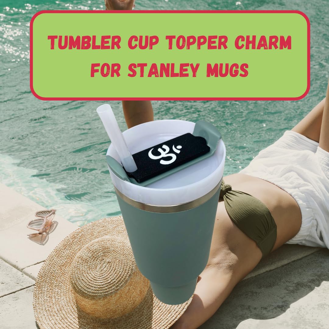 BAGLETS - Slim Topper Charms Compatible with Stanley Cups 40 & 30 oz. | Customize Tumblers with Cute Charms | Easily Removable & Interchangeable | Made in USA