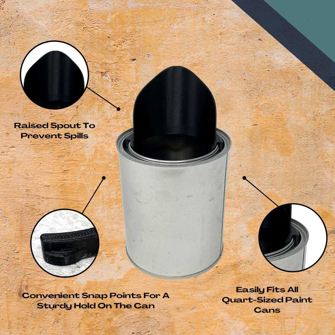 Paint Can Pourer - Fits Quart-Sized Paint Cans