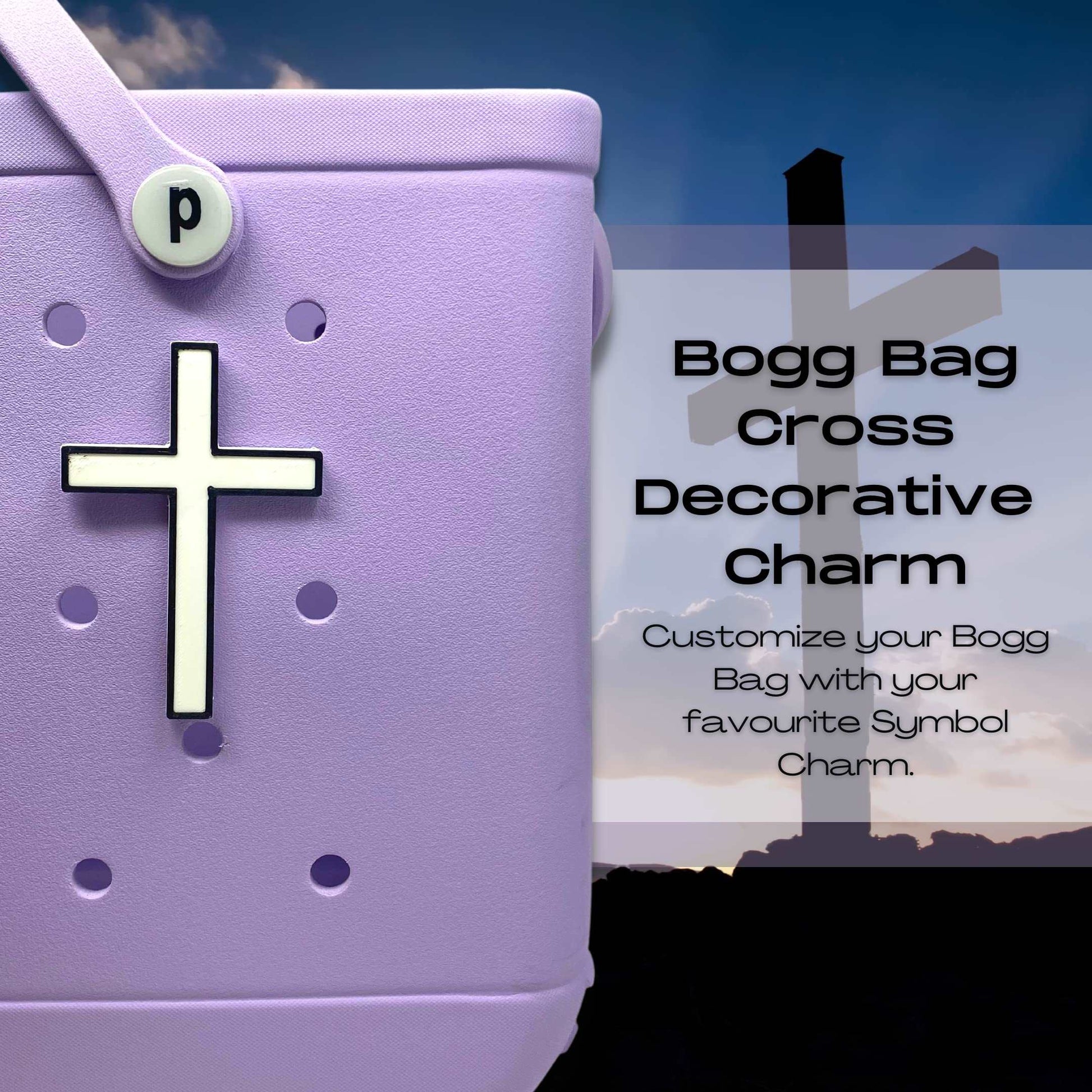 BOGLETS - Symbols and Shapes Charms - Decorative Charms Compatible with Bogg Bags, Simply Southern & Other Tote Bags.