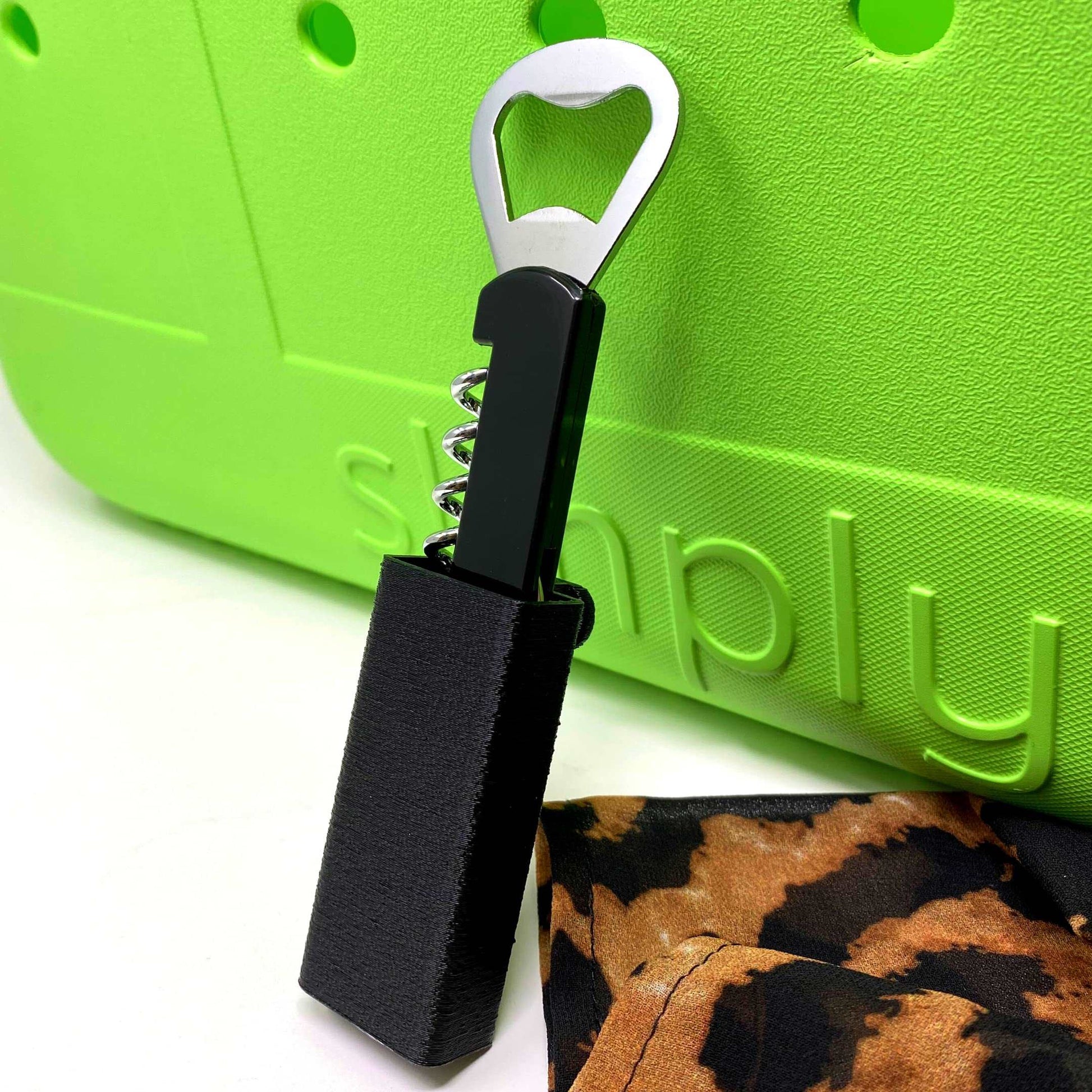 BOGLETS - Wine & Bottle Opener Charm Accessory Compatible with Bogg Bags - Keep a Wine Opener Handy with your Tote Bag