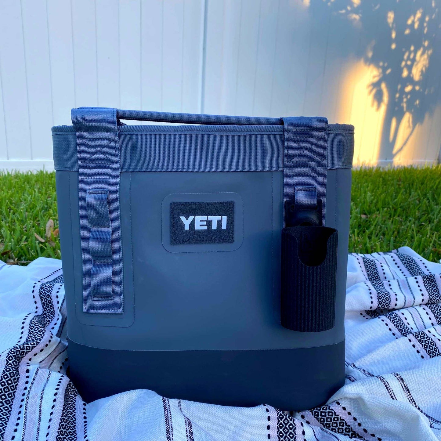 Sunglasses Holder Attachment Compatible with Soft Yeti Coolers & Backpacks with Straps - Accessorize Your Cooler or Backpack & Securely Hold Your Sunglasses - Made in USA!