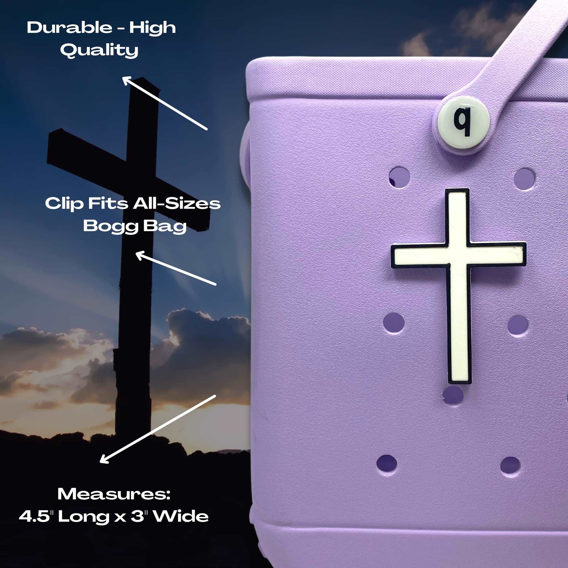BOGLETS - Symbols and Shapes Charms - Decorative Charms Compatible with Bogg Bags, Simply Southern & Other Tote Bags.