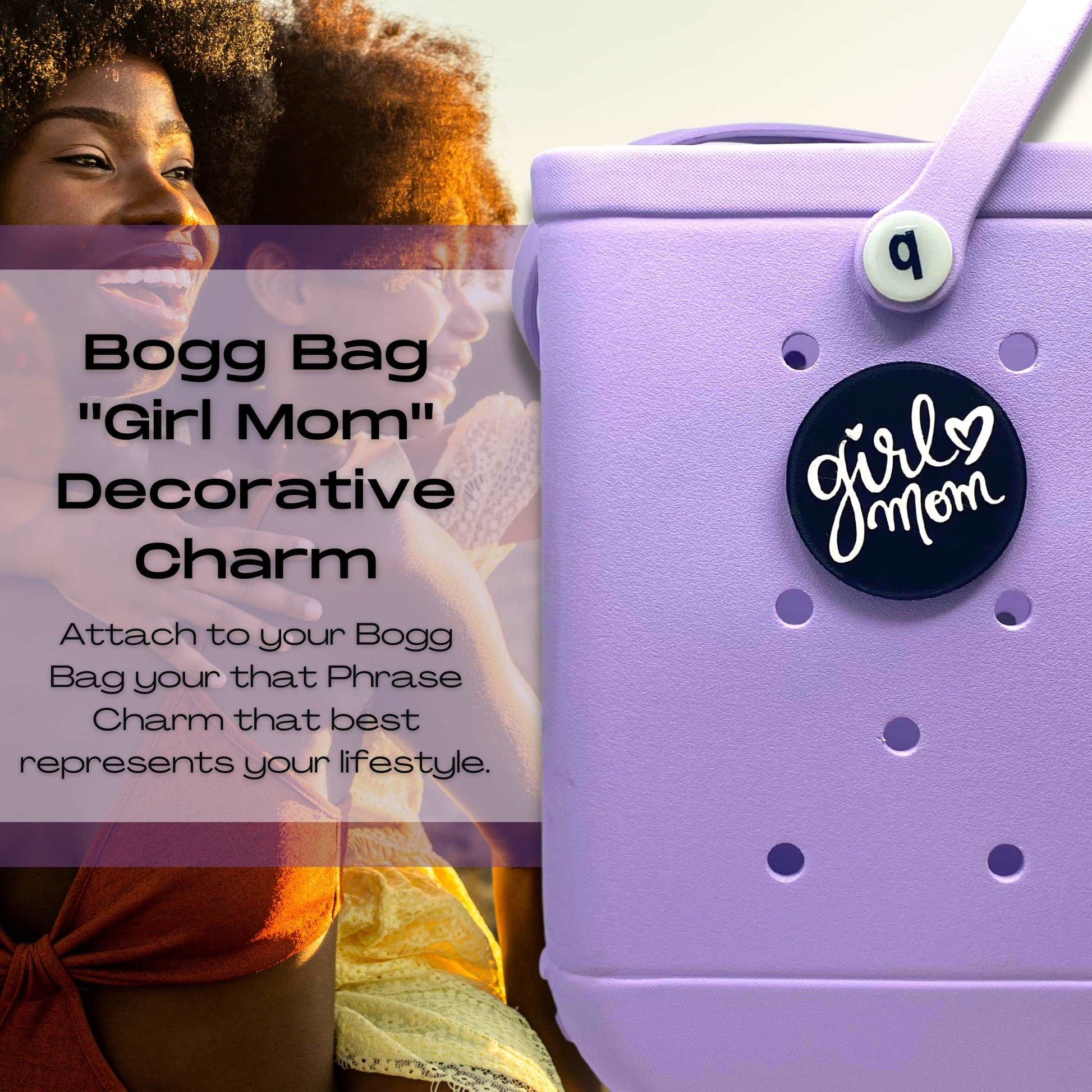 BOGLETS - Mom Charms Compatible with Bogg Bags - Decorative Charm Accessories for Customizing Your Bogg Bag or Other Tote Bags
