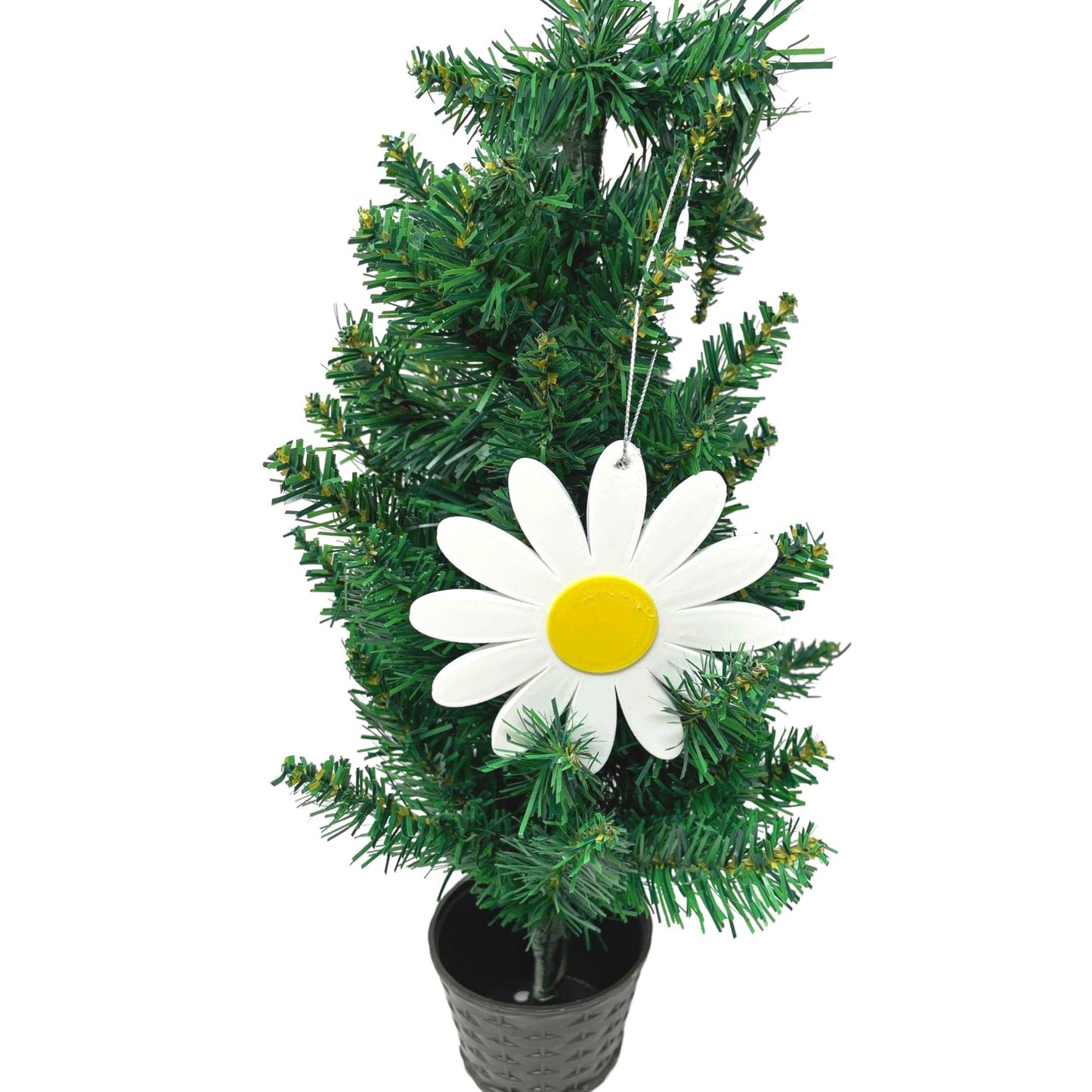 Daisy Flower Christmas Ornament - Perfect for Decorating your Christmas Tree - Decorative Holiday Ornament - Made in The USA
