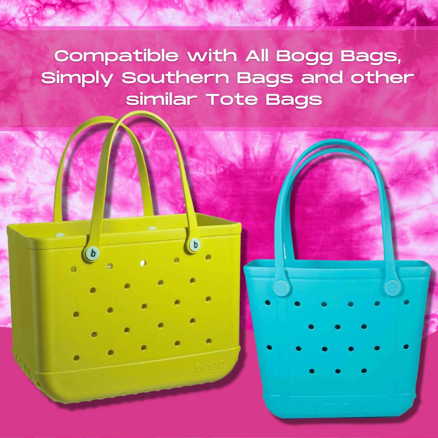 BOGLETS - Phone Holder Charm Accessory Compatible with Bogg Bags - Keep your Phone Handy with your Tote Bag - Made in the USA
