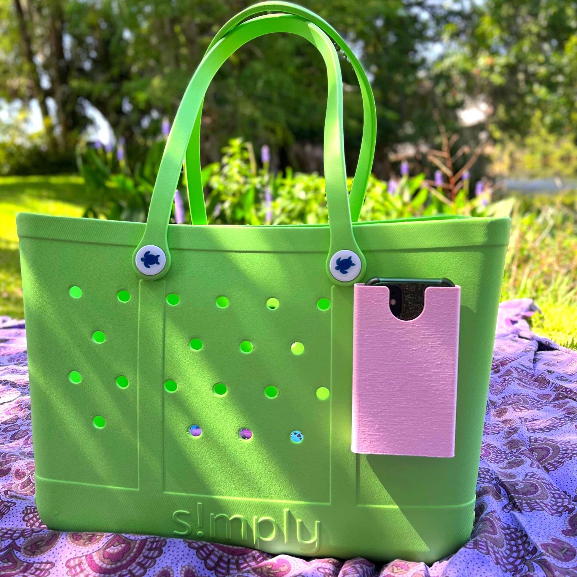 BOGLETS - Phone Holder Charm Accessory Compatible with Bogg Bags - Keep your Phone Handy with your Tote Bag - Made in the USA