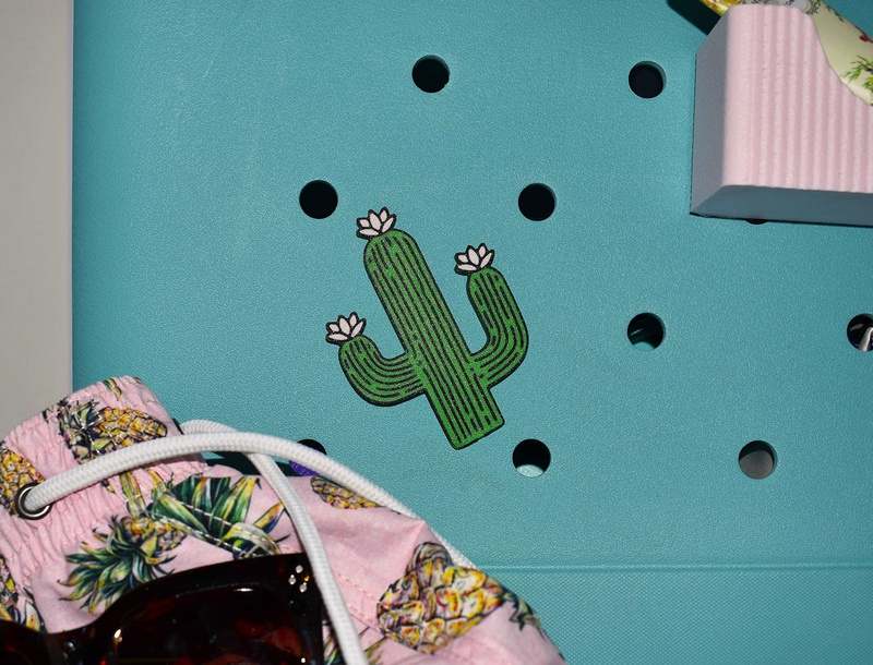 Boglets - Cactus Charm - Compatible with Bogg Bag, Simply Southern & other Tote Bags - Decorative Accessories & Charms - Made in USA
