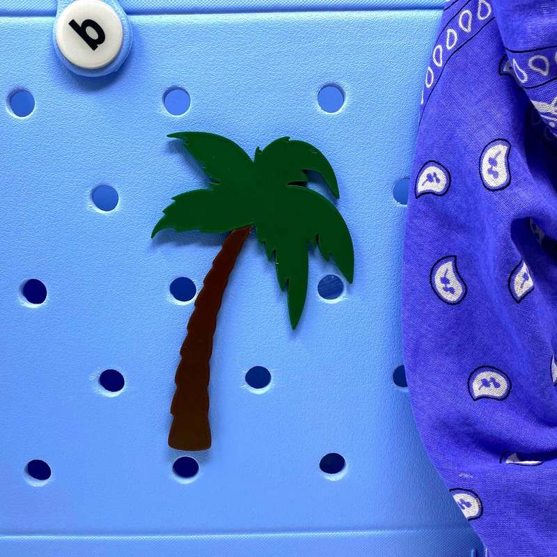 BOGLETS - Simply Southern BEACH Charm Accessories - Decorative Charms Palm Tree Palm Tree