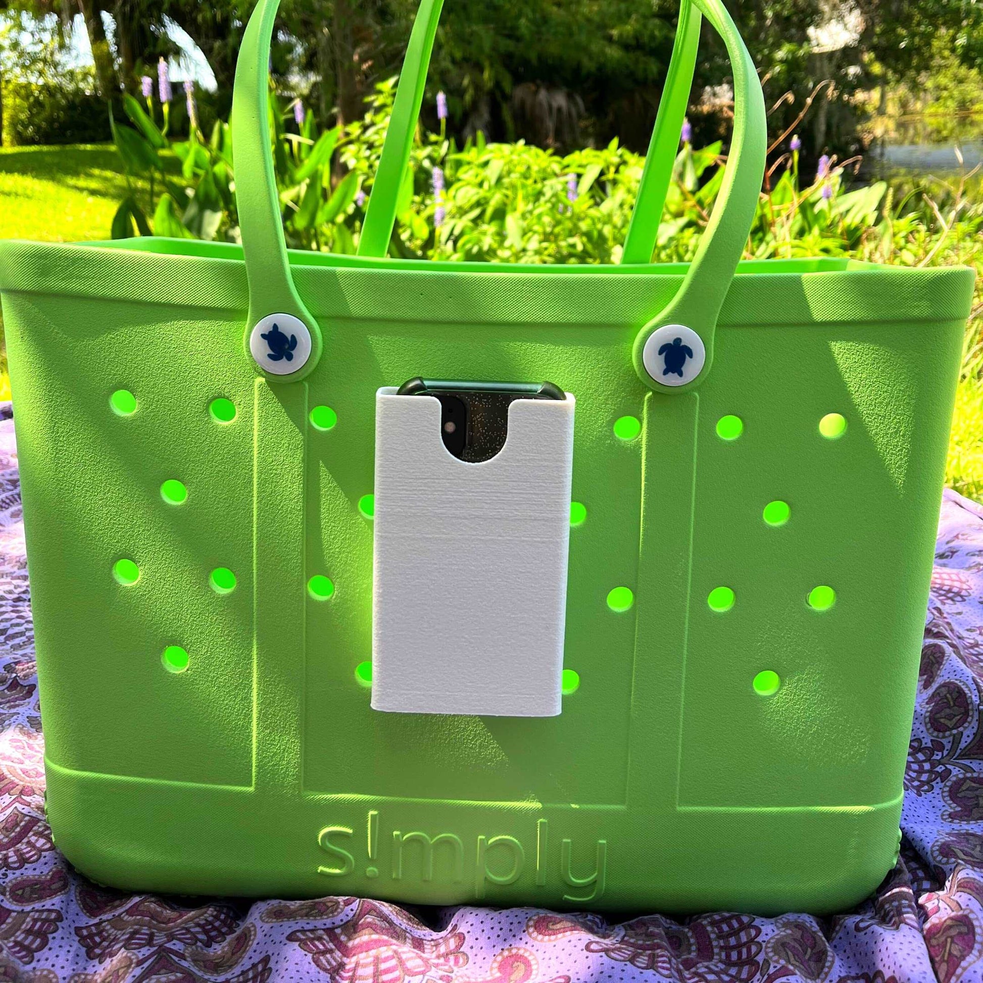 BOGLETS - Phone Holder Charm Accessory Compatible with Bogg Bags - Keep your Phone Handy with your Tote Bag - Made in the USA