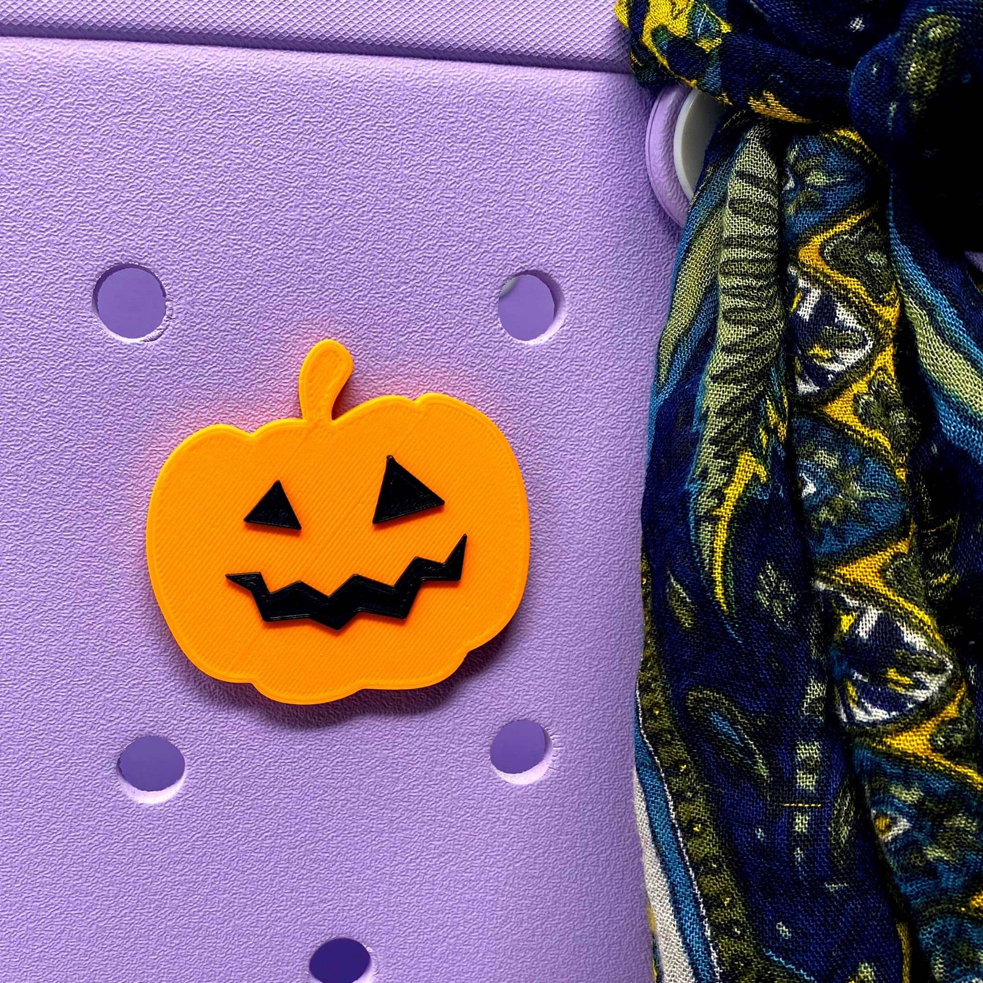 BOGLETS - Halloween Tote Bag Charms Compatible with Bogg Bags Jack O' Lantern