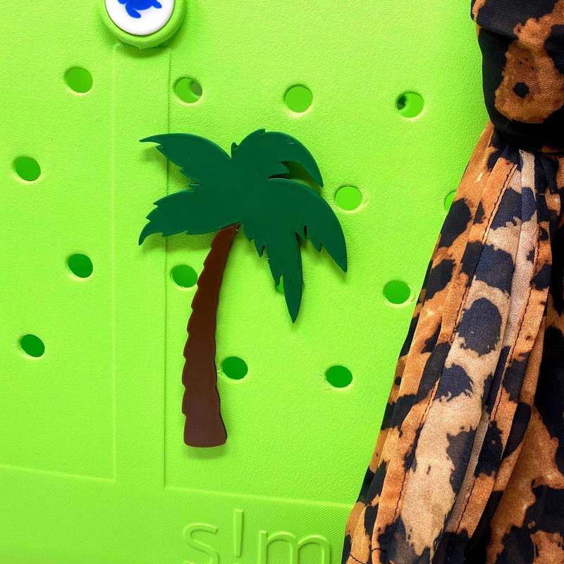 BOGLETS - Simply Southern BEACH Charm Accessories - Decorative Charms Palm Tree Palm Tree
