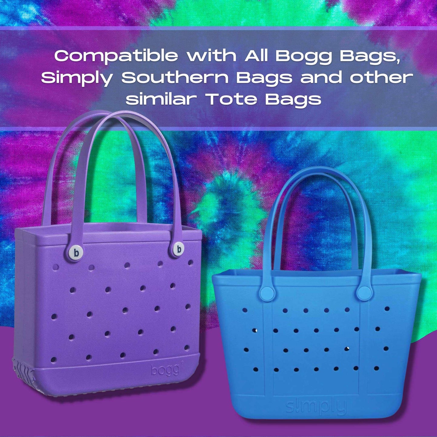 BOGLETS - Phone Holder Charm Accessory Compatible with Bogg Bags - Keep your Phone Handy with your Tote Bag - Made in the USA