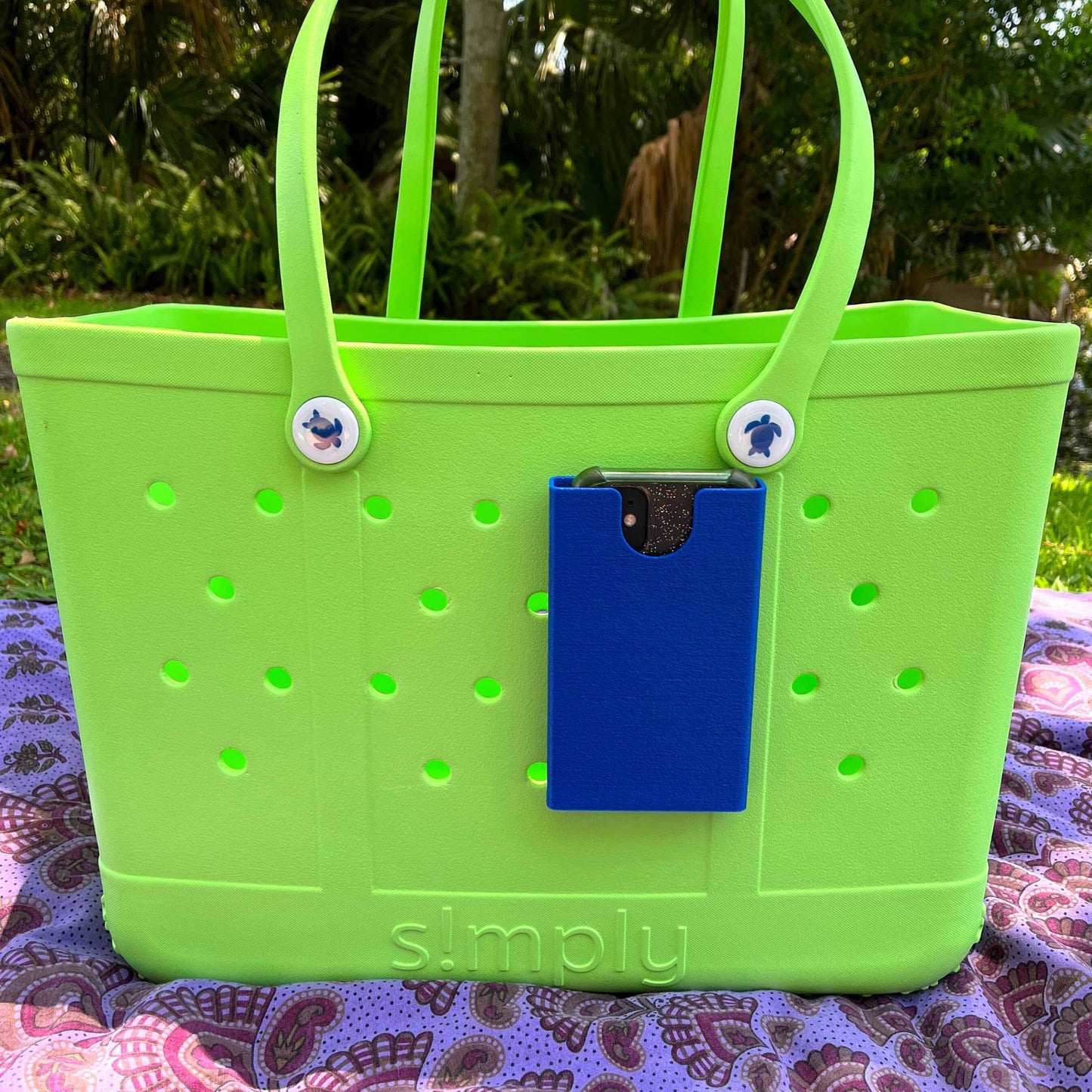 BOGLETS - Phone Holder Charm Accessory Compatible with Bogg Bags - Keep your Phone Handy with your Tote Bag - Made in the USA