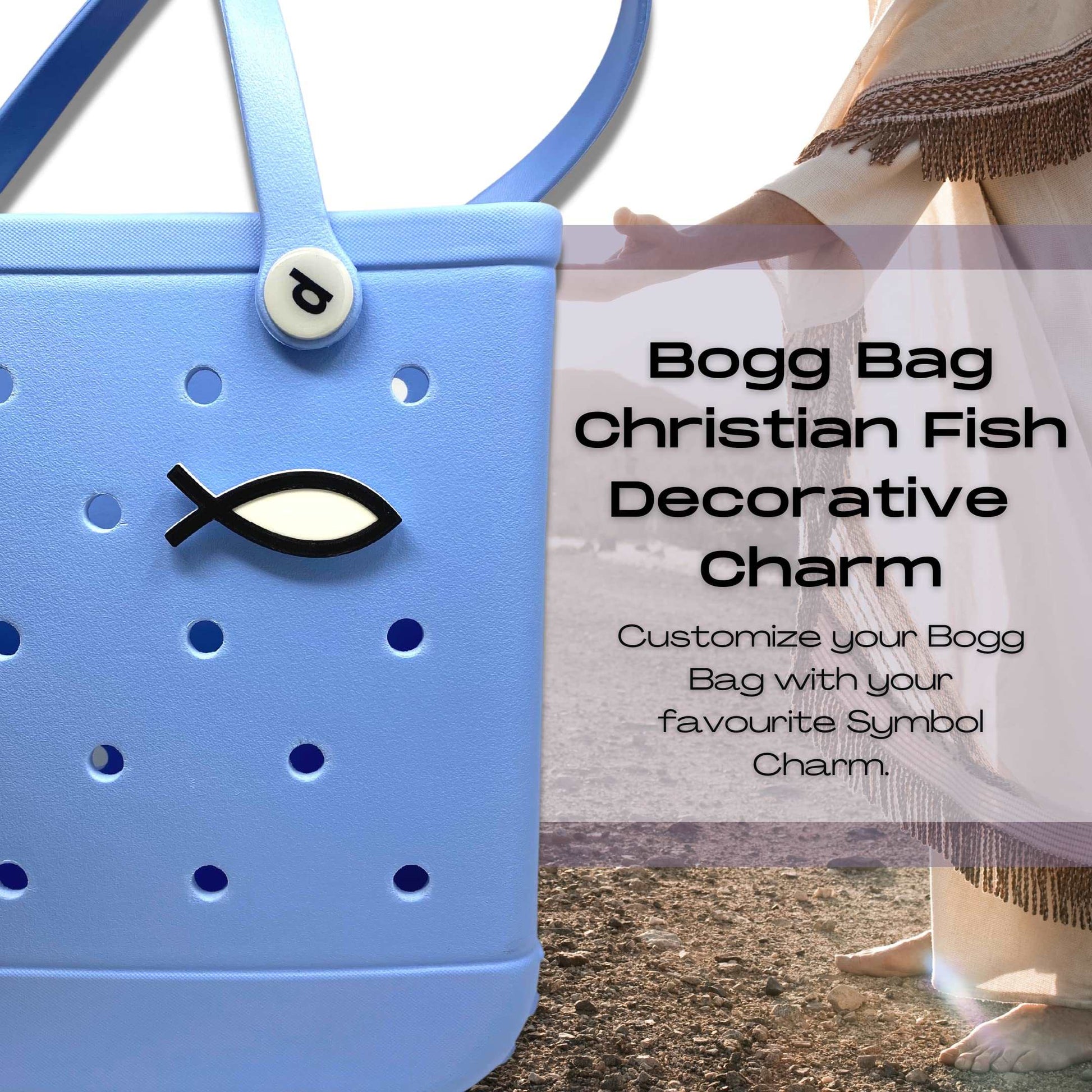 BOGLETS - Symbols and Shapes Charms - Decorative Charms Compatible with Bogg Bags, Simply Southern & Other Tote Bags.