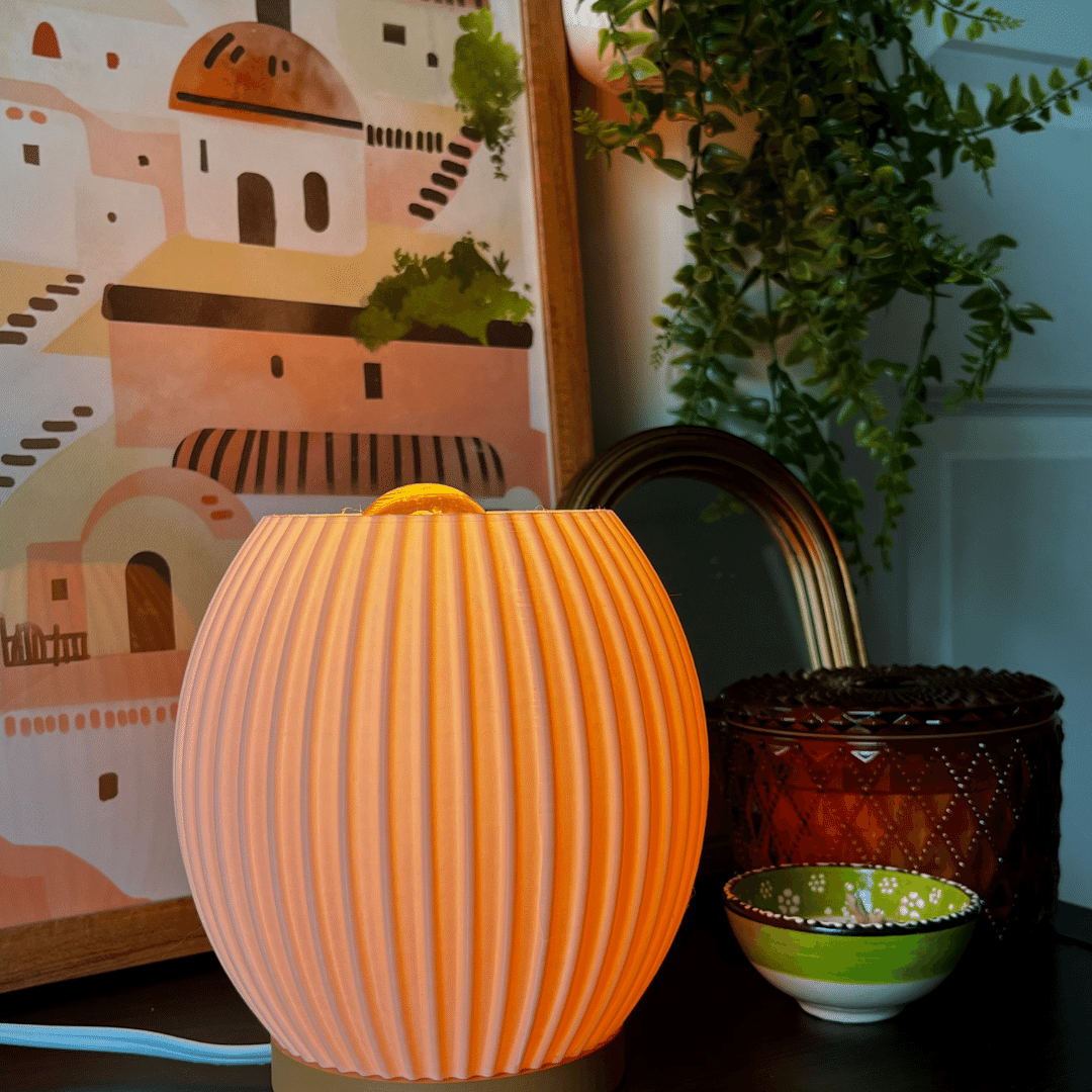 The Blip Lamp | Premium Collection Lamp | 8" x 4" Color Changing Ambience Light Perfect for End Tables & Bedrooms