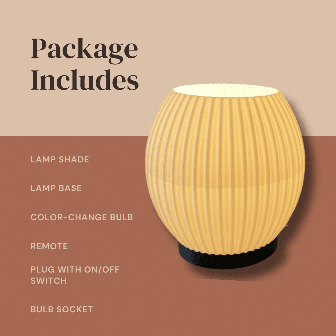 The Blip Lamp | Premium Collection Lamp | 8" x 4" Color Changing Ambience Light Perfect for End Tables & Bedrooms