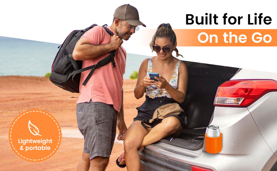 SoftJaw Slim Magnetic Cupholder | Heavy-Duty Rubber Tool Holder for Water Bottles & Cans