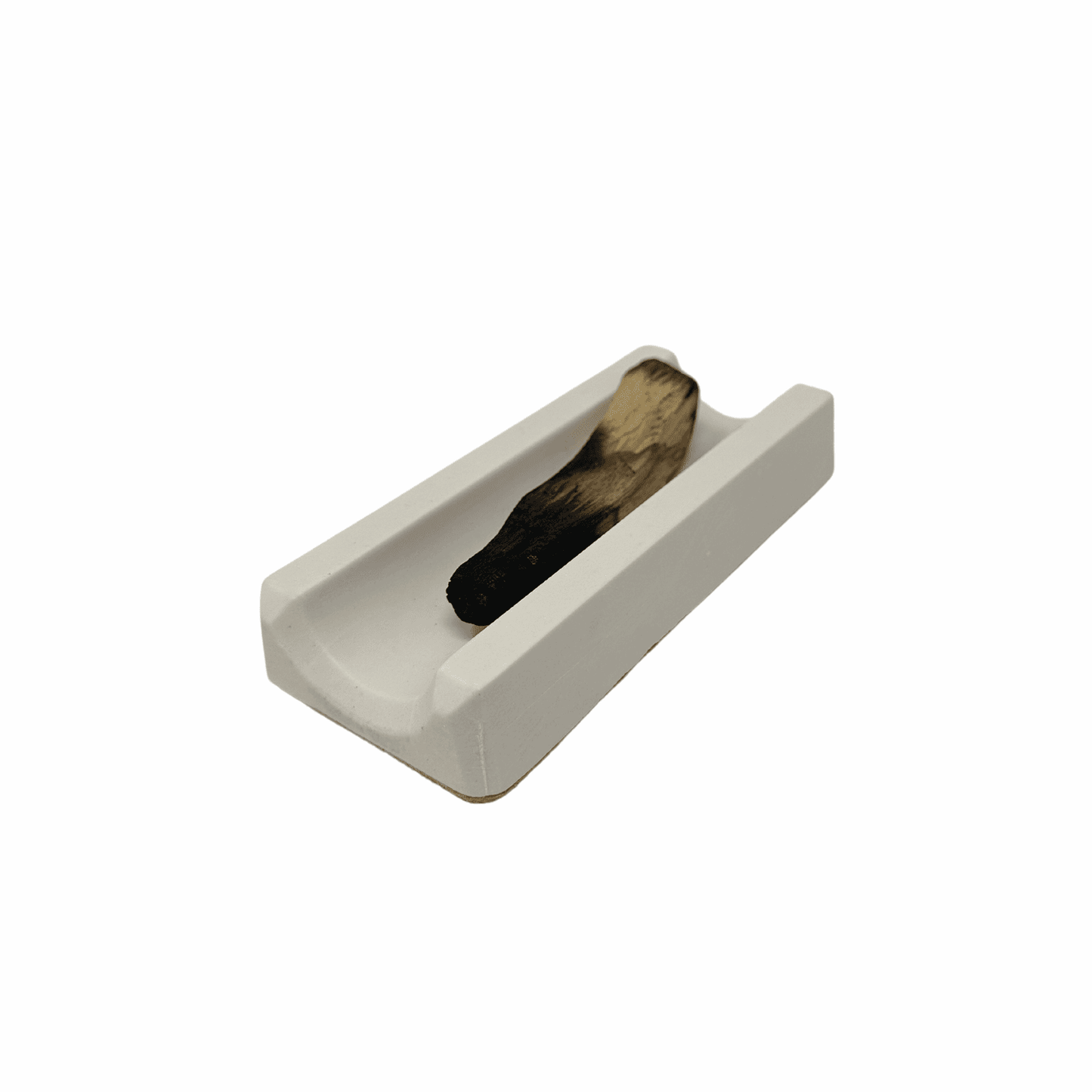 White Jesmonite Palo Santo Holder | Decorative Incense Burner Holder | Minimalist Design & Fire Resistant Material