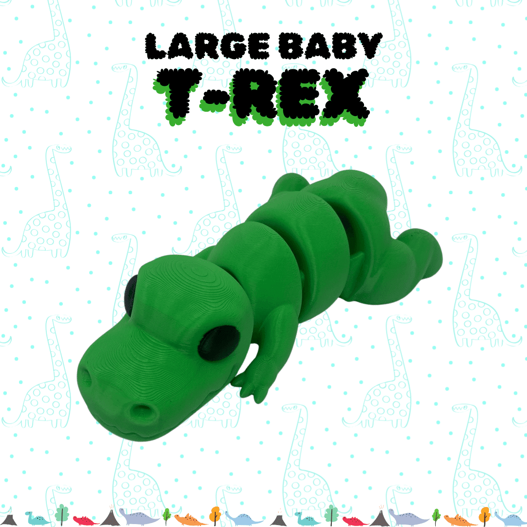 X-Large Articulated Dinosaur Fidget Toys | Giant Fidget Toys Perfect for Fidgeting or Display | Made in USA…