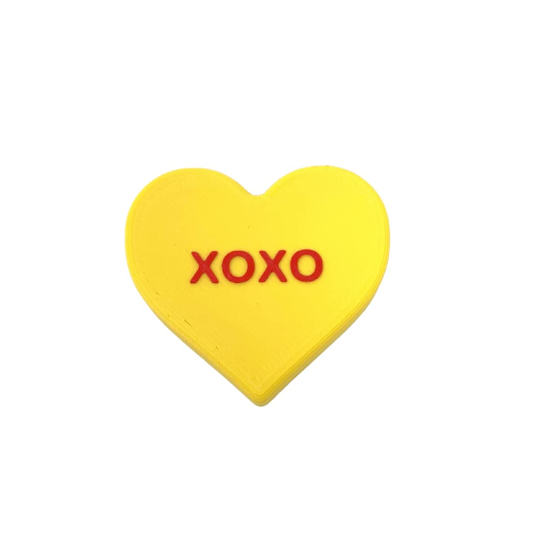 Replica Candy Love Heart Fridge Magnet - Perfect Cute Decoration for Valentines Day or Anniversaries for Wife or Girlfriend - Made in USA!