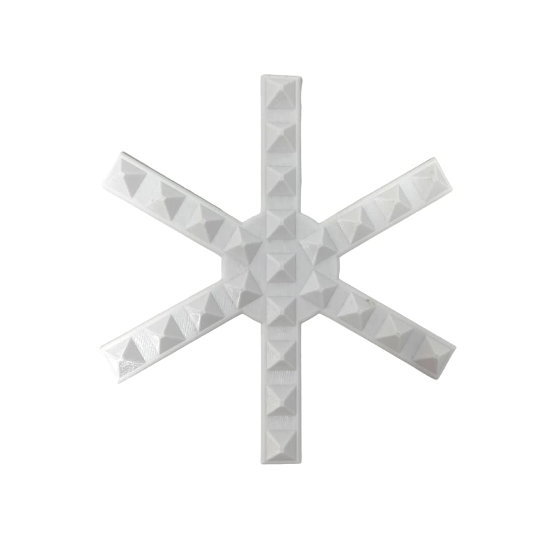 FRESHe Snowboard Stomp Pad - Low Profile Spike Pattern - Specialized Stomp Pad Designed for Better Grip & Adhesion to Snowboards - Black