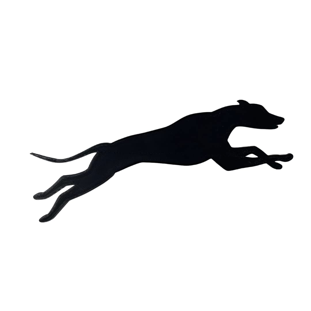 English Greyhound Fridge Magnet - Black - Dog Refrigerator Magnet - Made in The USA