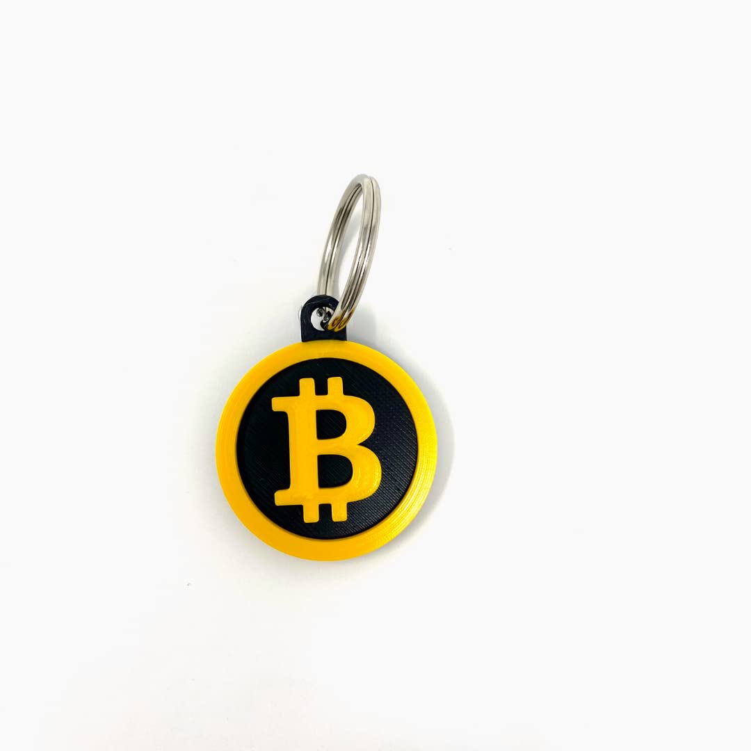 Bitcoin Keychain - Decorative Keychain for Cryptocurrency Fans