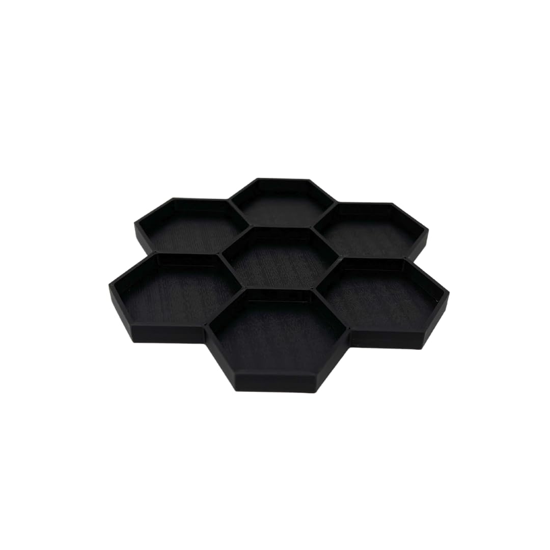 Hermit Crab Feeder Dish | 7 Tray Dish for Crab or Snail Feeding | Mix & Match Crab Food | Made in USA